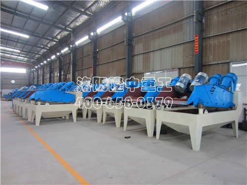 細沙回收設(shè)備車間